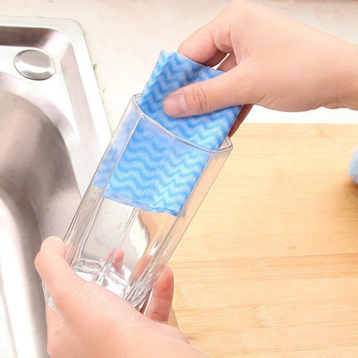 80-Blatt-Pull-Typ-Umweltschutz-Einweg-Vlies-Geschirrtuch, Non-woven DishCloth(Red), Non-woven DishCloth(Blue), Non-woven DishCloth(Green), Non-woven DishCloth(Beige) – Bild 5