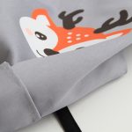 Cartoon Tier Baumwolle ärmellose Smock Eltern-Kind-Schürze, Children Apron S, Adult Apron L – Bild 6