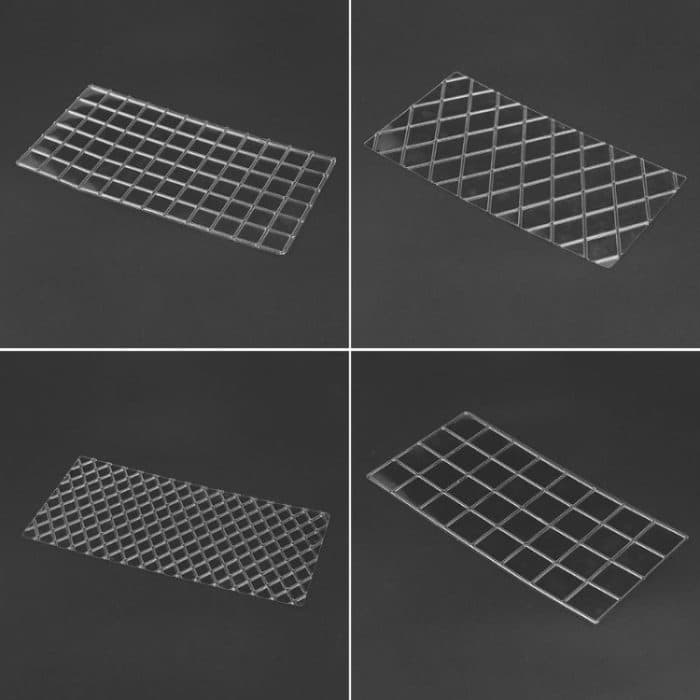 2 Sets DIY Kuchenform Wexture Fondant Druckform, Plaid pattern, Roll rattan – Bild 3
