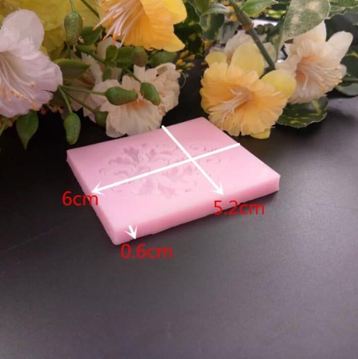 5 PCS Europäischen Stil Spitze Muster Fondant Silikon Form DIY Schokolade Kuchen Dekoration Form Backen Werkzeuge, Lace Pattern Shape – Bild 3