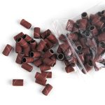 100 Stück Nail Art Elektroschleifer Zubehör Schleifpapierring Sandstoffring Schleifring, 80#, 120#, 180# – Bild 8