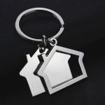 2 PCS Creative House Keychain Cottage Kleiner Geschenkanhänger