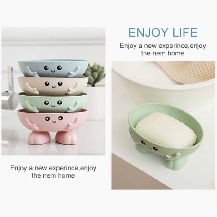 2 Stück Cartoon-Seifenbox mit Weizenstrohhalm – Bild 4