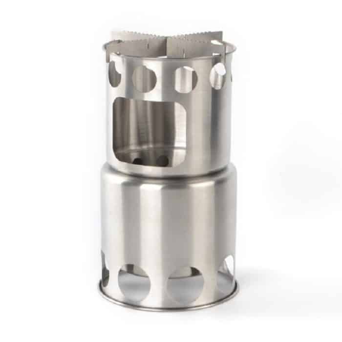 Outdoor-Edelstahl-winddichter Herd, tragbares Camping-Bratofen-Set, Wood Stove, Stove Set, Stove Set+Wood Stove – Bild 1