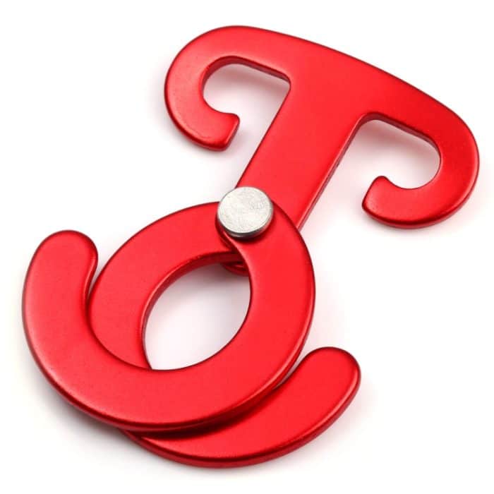 Multifunktionaler Außenhaken T-Form Aluminiumlegierung Selbsthemmender Karabinerhaken Sicherheit Camping Wanderhaken Karabinerhaken – Bild 1