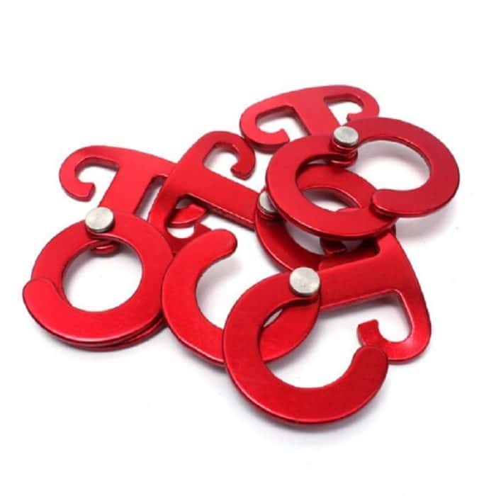 Multifunktionaler Außenhaken T-Form Aluminiumlegierung Selbsthemmender Karabinerhaken Sicherheit Camping Wanderhaken Karabinerhaken – Bild 3