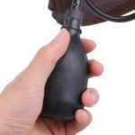 Aufblasbares Luft-Hals-Nacken-Traktionsgerät, weicher Kopf, Rücken, Schulter, Nackenschmerzen, Massagegerät, Kopfschmerzen, Schmerzen lindern, Entspannungsklammer, Half Cashmere (Coffee) – Bild 5