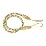 2 Paar handgewickelte Vorhanggurte, Vorhangseil, Vorhangquastengurte – Bild 3