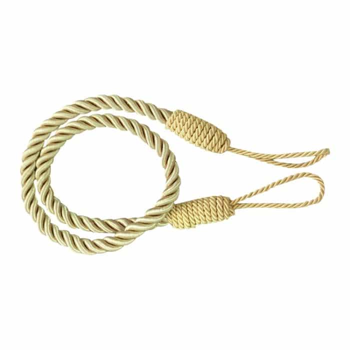 2 Paar handgewickelte Vorhanggurte, Vorhangseil, Vorhangquastengurte – Bild 3