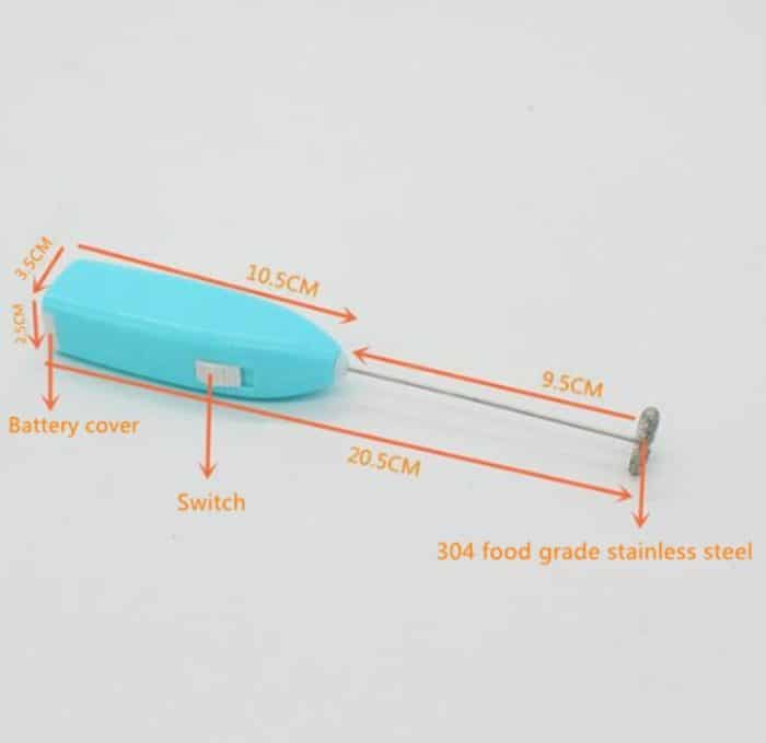 Elektrische Hand Home Küche Schneebesen Mini Edelstahl Ei Kaffee Milch Tee Mixer – Bild 8