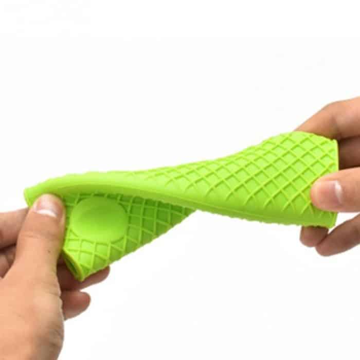 2 Stück langlebiger, dicker Silikon-Topfgriff, mehrfarbige Wärmedämmhülse, rutschfest, rutschfest, weicher Griff, Topfdeckel – Bild 5