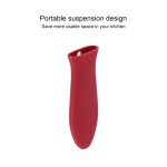 2 Stück Silikon-Topfhaltergriff, rutschfeste Abdeckung für die Küche, dicker, weicher Topfgriff – Bild 3