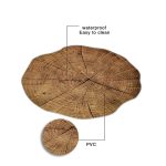 2 PCS Holz Tischsets Tischgeschirr Pad Lotus Form Teetasse Schüssel Dekoration – Bild 6