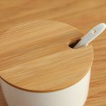 3 teile/satz Einfache Leben Kreative Keramik Küche Lebensmittel Container Organizer Gläser Für Gewürze Zucker-schüssel Würze Box Küche Lagerung bottl – Bild 4