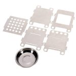 Camping Holzofen Ultraleichter Klapptaschenofen Outdoor Backpacking Kochen Holzofen Aluminium-Titan – Bild 2