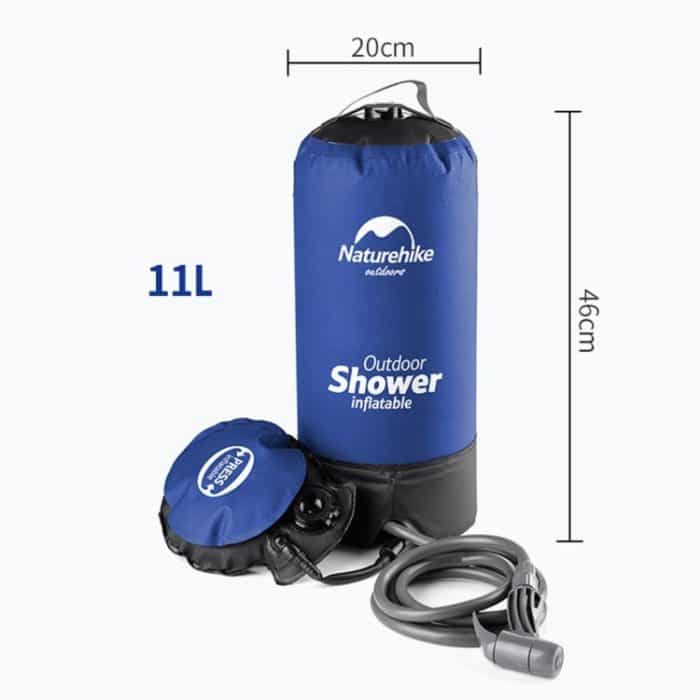 11L Outdoor Camping Wandern PVC tragbar Nehmen Sie eine Dusche Wassertank Wassertasche Dusche – Bild 2