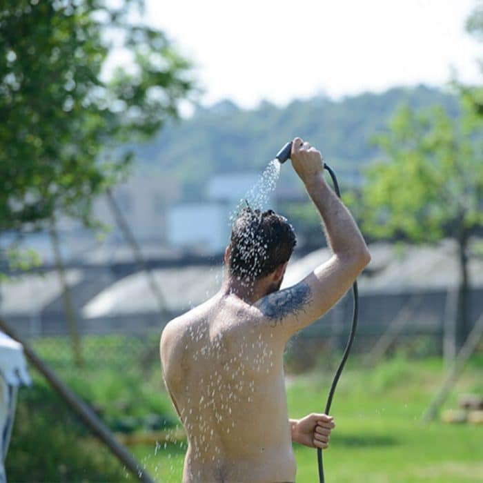 11L Outdoor Camping Wandern PVC tragbar Nehmen Sie eine Dusche Wassertank Wassertasche Dusche – Bild 7