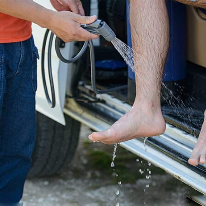 11L Outdoor Camping Wandern PVC tragbar Nehmen Sie eine Dusche Wassertank Wassertasche Dusche – Bild 8