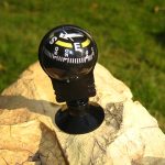 Pocket Ball Compass Instrument Navigationskompass Outdoor-Wanderauto Black Compass – Bild 3