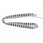 10 Stück Umhängeband für Etiketten/Ausweis/Abzeichen/Handys, Größe: 50 x 2 cm, Note, Piano – Bild 2