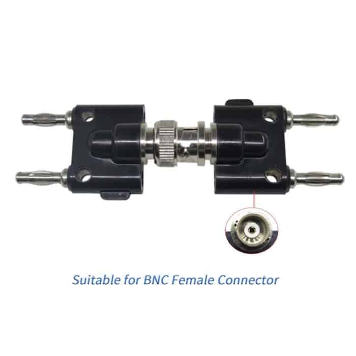 5 Stück BNC-Buchse auf Dual-Bananenbuchse, RF-Adapter, Koaxialstecker, BNC Male to Dual Banana Female – Bild 6