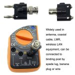 5 Stück BNC-Buchse auf Dual-Bananenbuchse, RF-Adapter, Koaxialstecker, BNC Male to Dual Banana Female – Bild 7