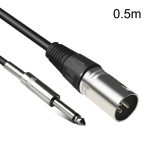 6,35 mm Caron-Stecker auf XLR 2-polig, symmetrisches Mikrofon-Audiokabel, Mixer-Linie, 0.5m, 1m, 1.5m, 2m, 3m, 5m, 10m, 15m, 20m, 30m