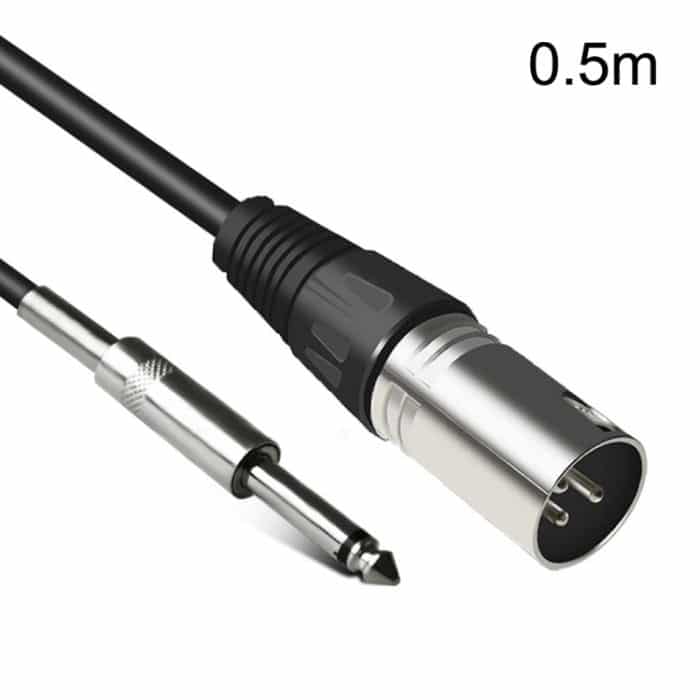 TBD0201683301.jpg 6,35 mm Caron-Stecker auf XLR 2-polig, symmetrisches Mikrofon-Audiokabel, Mixer-Linie, 0.5m, 1m, 1.5m, 2m, 3m, 5m, 10m, 15m, 20m, 30m – Bild 1