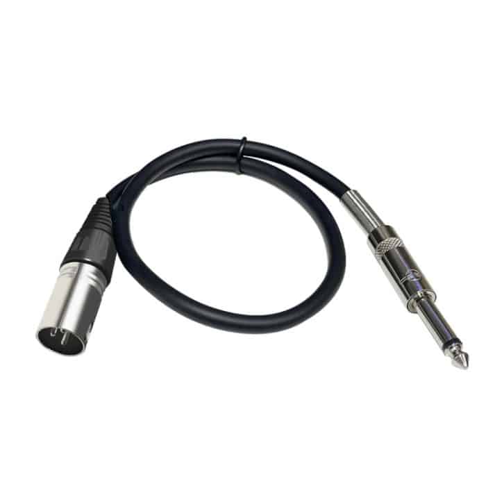 6,35 mm Caron-Stecker auf XLR 2-polig, symmetrisches Mikrofon-Audiokabel, Mixer-Linie, 0.5m, 1m, 1.5m, 2m, 3m, 5m, 10m, 15m, 20m, 30m – Bild 2
