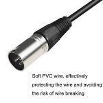 6,35 mm Caron-Stecker auf XLR 2-polig, symmetrisches Mikrofon-Audiokabel, Mixer-Linie, 0.5m, 1m, 1.5m, 2m, 3m, 5m, 10m, 15m, 20m, 30m – Bild 3