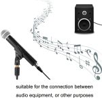 6,35 mm Caron-Stecker auf XLR 2-polig, symmetrisches Mikrofon-Audiokabel, Mixer-Linie, 0.5m, 1m, 1.5m, 2m, 3m, 5m, 10m, 15m, 20m, 30m – Bild 5