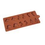 Silikon-Weihnachts-Schokoladen-Backwerkzeuge, Antihaft-Gelee-Süßigkeit, 3D-DIY-Dekorationsform, Christmas Shape – Bild 3