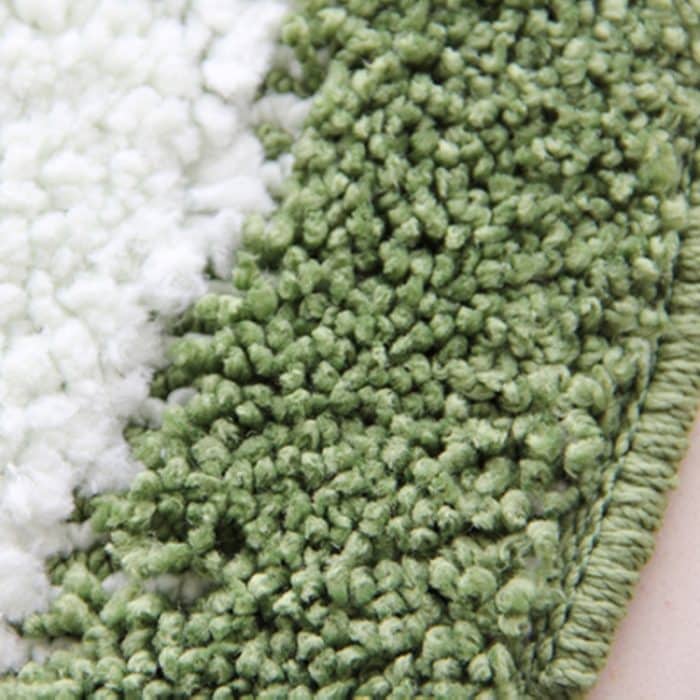 Fußförmige, rutschfeste, zottelige, weiche, wasserabsorbierende Teppichmatte für Schlafzimmer und Badezimmer, Größe: 40 x 60 cm – Bild 4