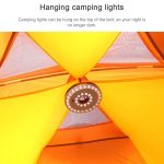 Großes zweischichtiges 3 offenes Tor 6 Ecke kann leben 10 Personen Handbuch Outdoor Camping Zelt – Bild 5