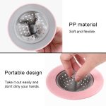 vanzlife Spülmaschinenfilter, Pool-Bodenablauf, Haushalt, Küche, Anti-Blocking-Anti-Dichtung, Waschnetz, Beutel, Abwasserfilter, Pink, Blue, Apricot – Bild 3