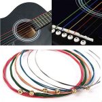 6 in 1 Multicolor E-A Gitarrensaiten – Bild 2