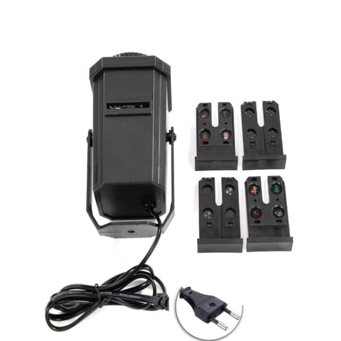 8W LED Bühnenbeleuchtung Weihnachten Schneeflocke Muster Projektionslampe Effekt Laserlicht, US Plug, EU Plug – Bild 4