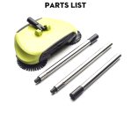 Langer Griff 360 Grad Flexible Küche Badezimmer Toilette Haushaltsreinigungsbürste Werkzeuge, Größe: 27x6x18cm – Bild 6