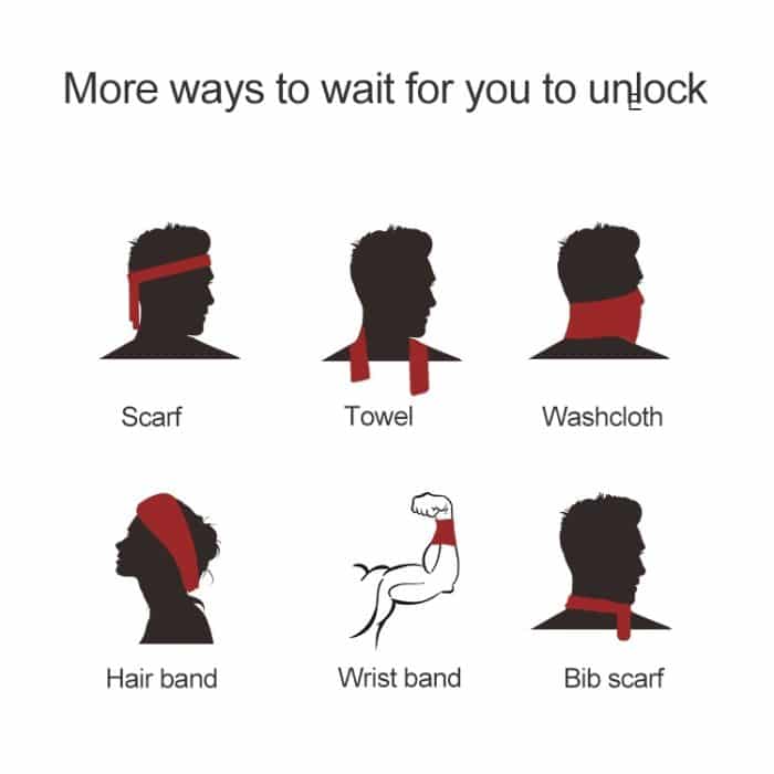 3 Stück saugfähiges Polyester, schnell trocknend, atmungsaktiv, kalthäutig, für Fitness und Sport, tragbares Handtuch, 30x100 Aluminum Foil Bag – Bild 4