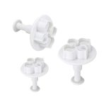 6 Stück Silikon-Hortensien-Fondant-Kuchendekoration, Blumenblütenform, 3 PCS Hydrangea – Bild 3