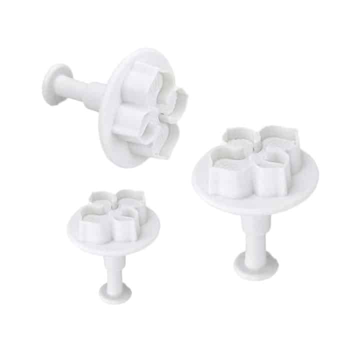 6 Stück Silikon-Hortensien-Fondant-Kuchendekoration, Blumenblütenform, 3 PCS Hydrangea – Bild 3