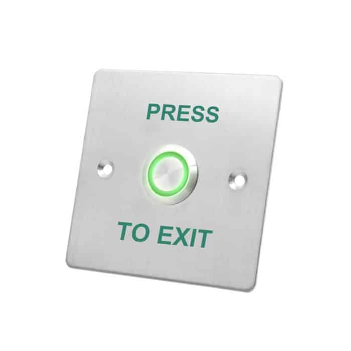 S88622L Metall-Edelstahlplatte mit wasserdichtem Zugangskontrollschalter – Bild 1