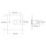 S88622L Metall-Edelstahlplatte mit wasserdichtem Zugangskontrollschalter – Bild 6