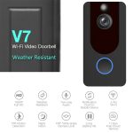 Eken v7 Standard Edition 1080P Full HD Weather Resistant WiFi Security Home Monitor Intercom Smartphone-Video-Türklingel ohne Dingdong-Maschine, Unterstützung Zwei-Wege-Audio, PIR-Bewegungserkennung, Nachtsicht – Bild 4