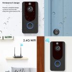Eken v7 Standard Edition 1080P Full HD Weather Resistant WiFi Security Home Monitor Intercom Smartphone-Video-Türklingel ohne Dingdong-Maschine, Unterstützung Zwei-Wege-Audio, PIR-Bewegungserkennung, Nachtsicht – Bild 7