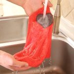 Küche süßes Liebes-Herz-Muster, weiches Handtuch, Reinigungsgeschirr, abwischbare Mikrofaser-Tischdecke – Bild 6