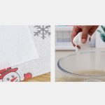 4 PCS Haushalt Einweg Lazy Rags Nass Und Trocken Dual-Use Absorbierende Fusselfreie Geschirrtücher Küche Einweg Reinigung lappen, Printing Dish Towels – Bild 3