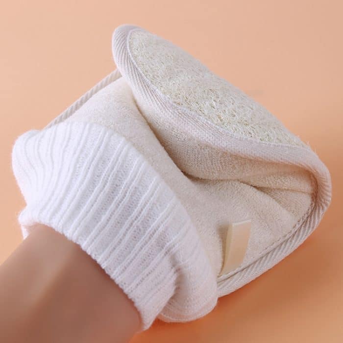 Natürliches Luffa Handschuhe Badepeeling – Bild 6
