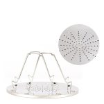 Outdoor Toast Rost Edelstahl 4 Scheiben Toast Brot Pfanne Camping Barbecue Rack Faltbares Backgeschirr – Bild 3