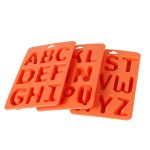 A-Z 3-in-1-Buchstaben-Eiswürfel-Eisbox-Silikon-Eiswürfelschalen-Set, 3 in 1 LetterShalpe(Yellow), 3 in 1 LetterShalpe(Orange) – Bild 2